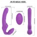 Naked Dual Ended silicone recharageable Vibrator purple